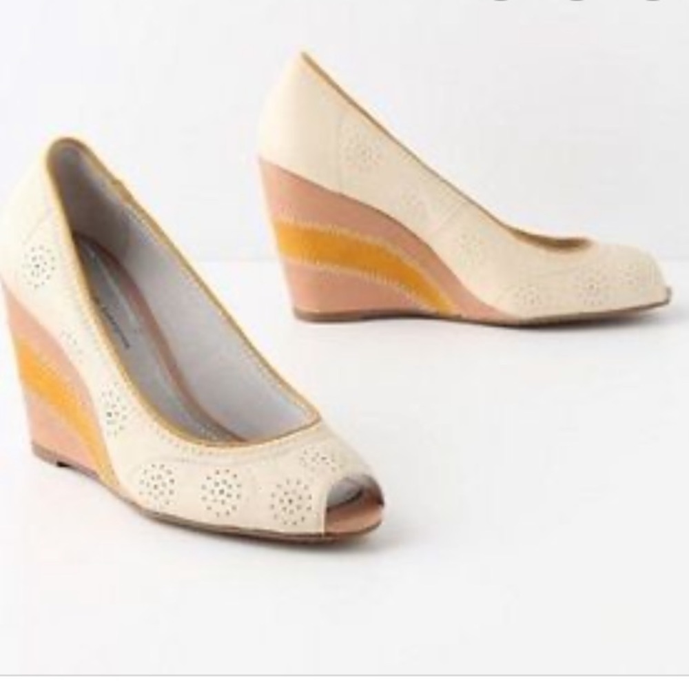 Anthropologie Wedge Heels